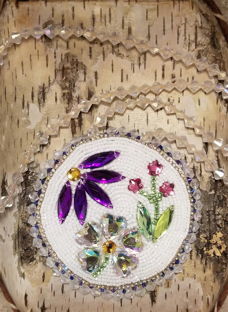 Beaded Waabigwan Medallion